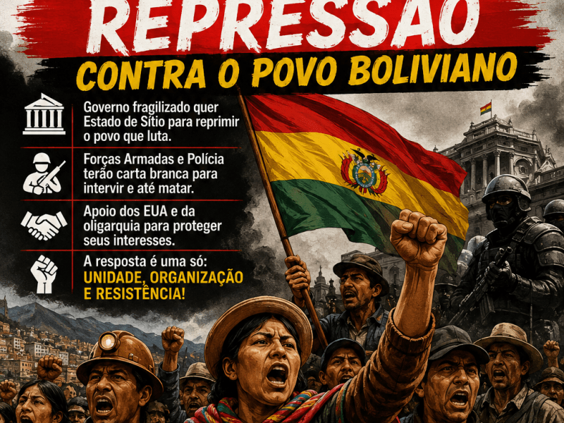 Chamado do Partido Operário Revolucionário (POR) da Bolívia. ALERTA!!